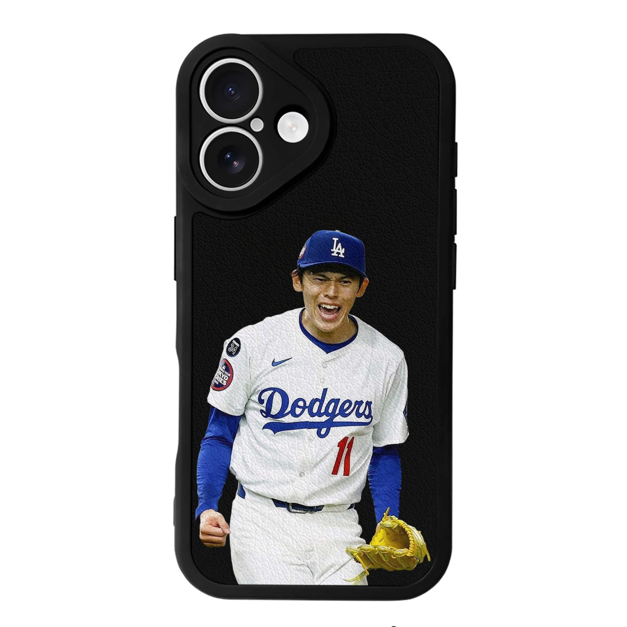  IPhone 16 Silicone Leather Case – UV Print, Lambskin Texture – Perfect Fit, Wireless Charging Compatible, Scratch Resistant, Precise Cutouts – Stylish Protection For IPhone 16